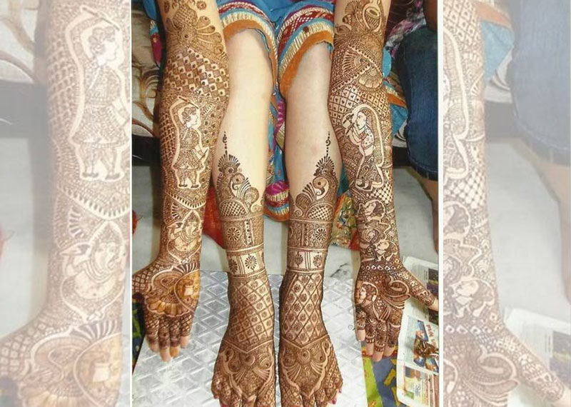 Rajasthani Mehndi design