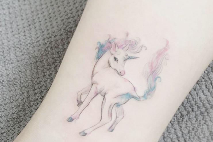 unicorns tattoo