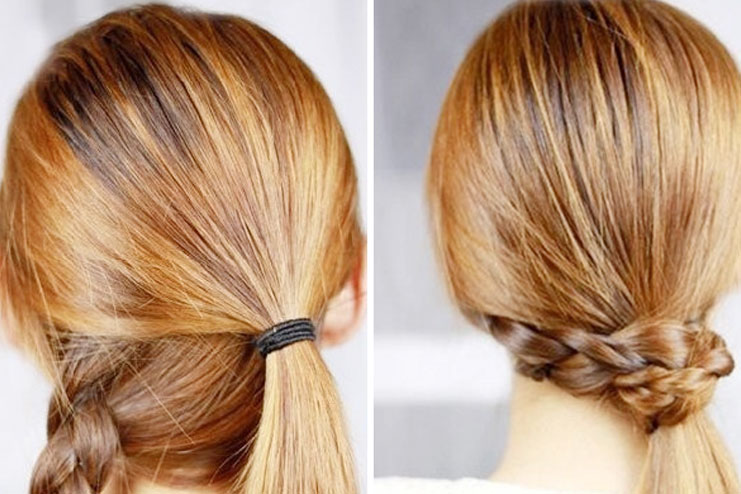Braid-wrapped-ponytail