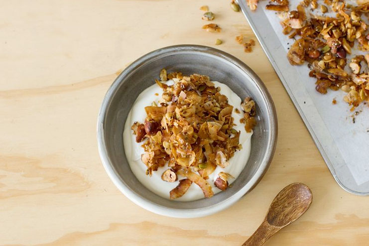 coconut and vanilla muesli