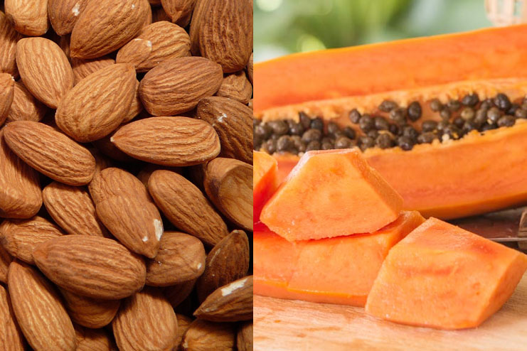 Almond, And Papaya Face Pack