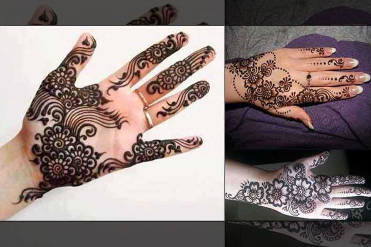 Twirl Kashmiri Mehndi Design