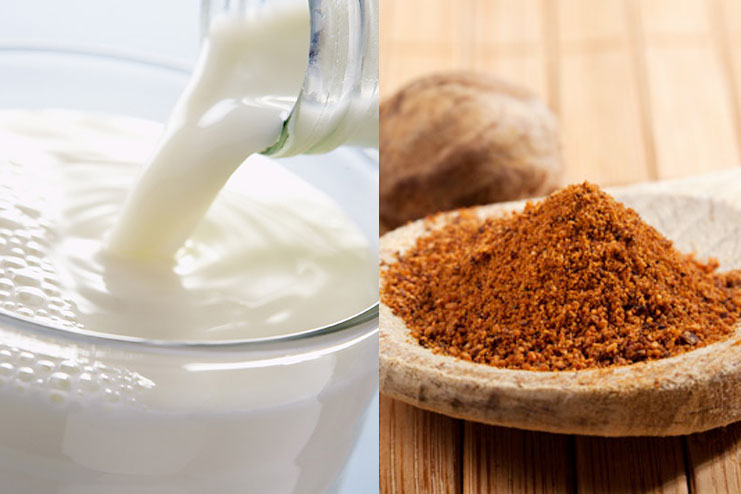 Milk Powder And Nutmeg For Acne Marks