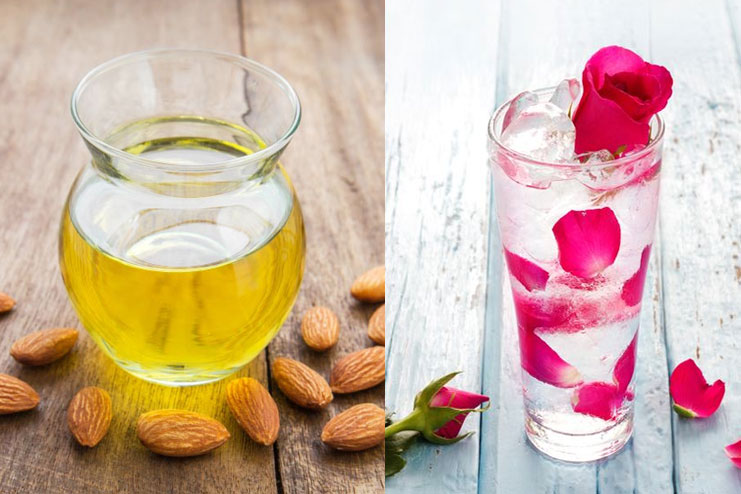 Rose Water And Almond Oil