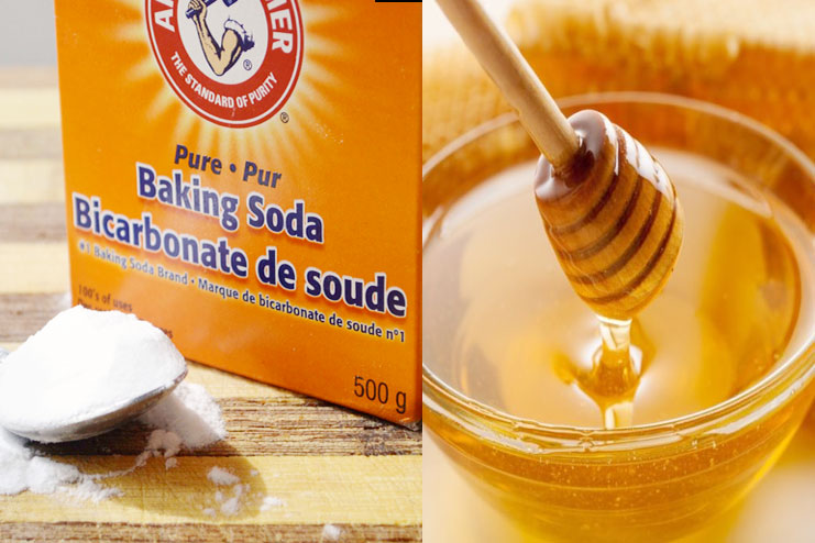 Baking Soda With Honey