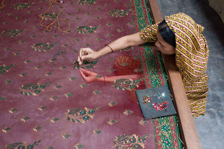 Technique Of Jamdani Saree