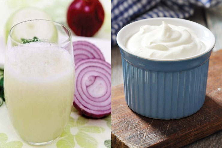 Yogurt And Onion Hair Pack