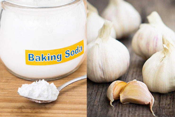 Baking Soda and Garlic Tea