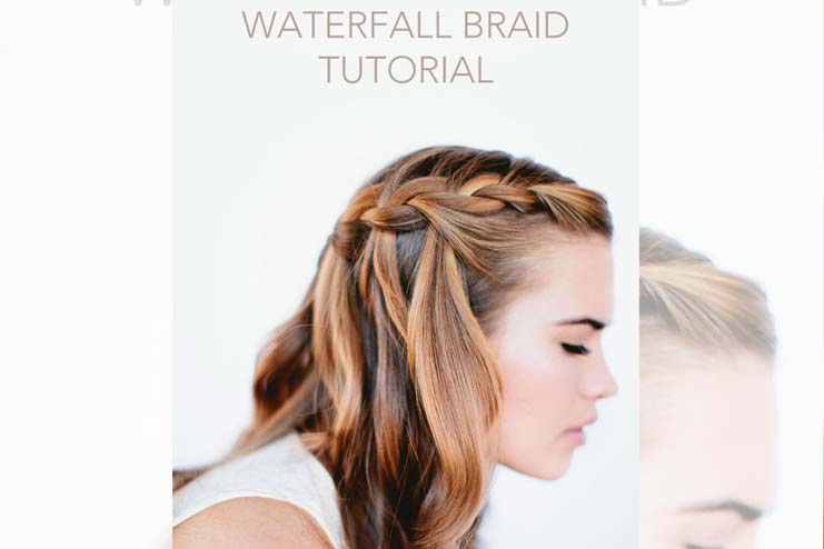 Beginners Way To Waterfall Braid