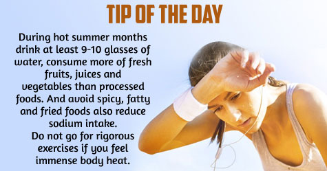 Symptoms of Body heat