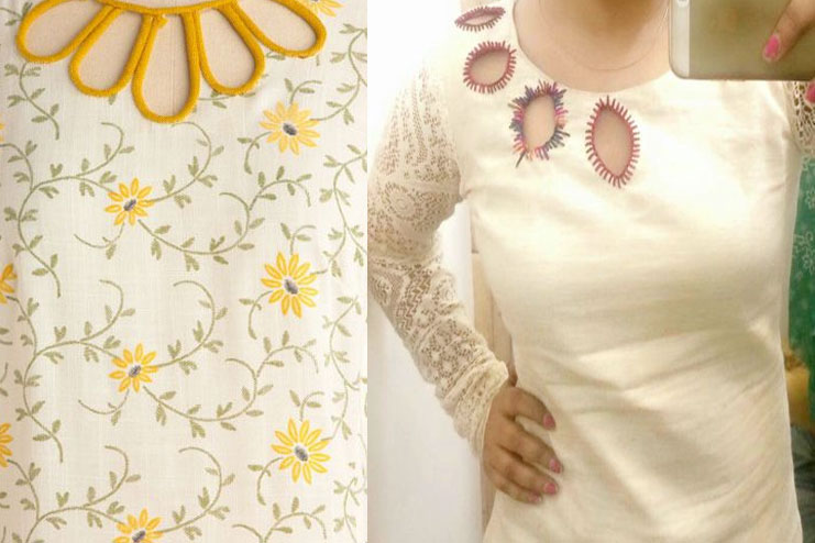 embroidery for solid dresses