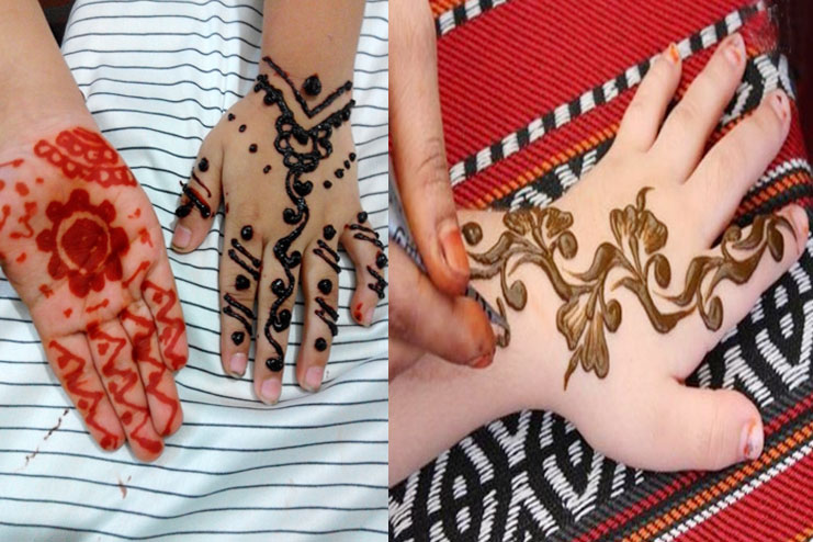 Henna designs for Babies