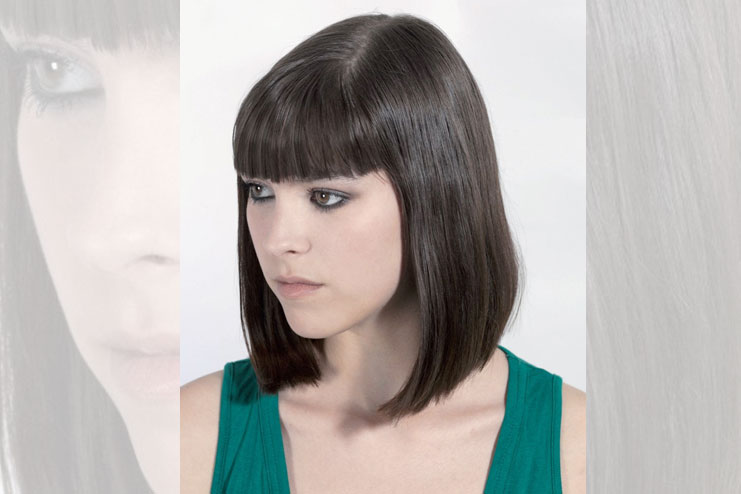 The pageboy look feathered cut