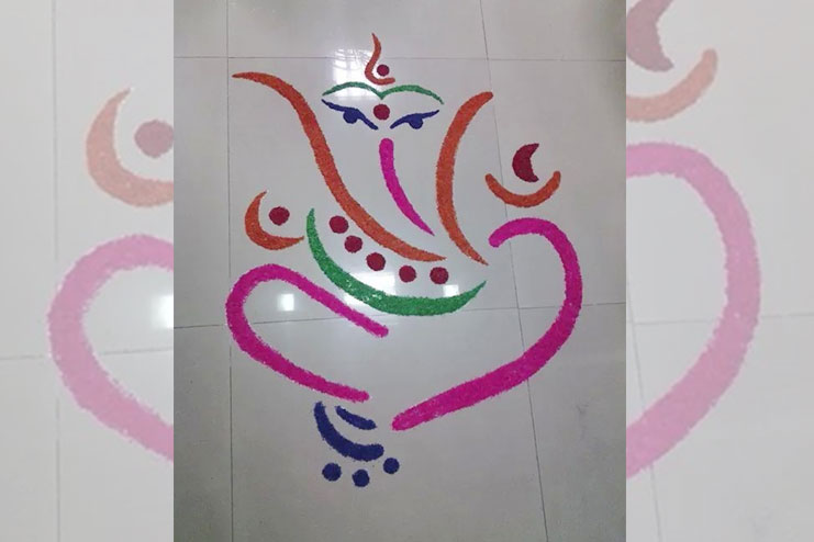 Another simple Rangoli design