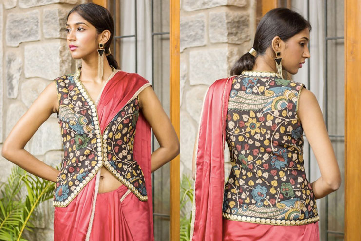 Kalamkari Jacket blouse