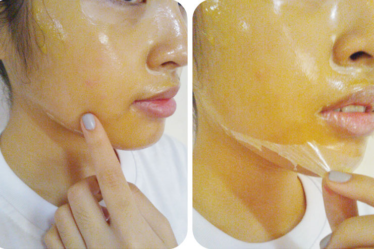 Orange peel face Mask