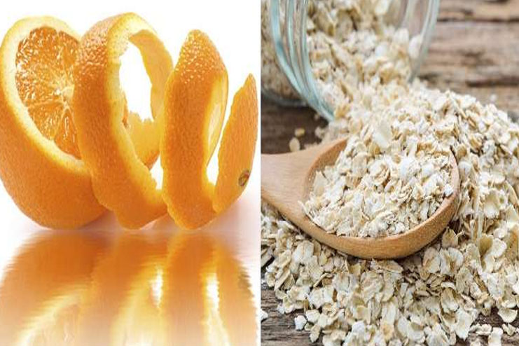 Orange peel and Oatmeal for Acne