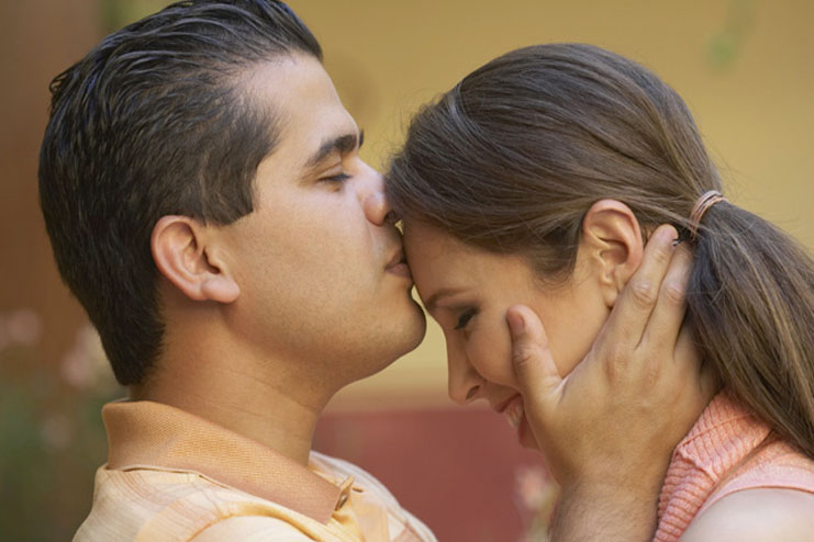 The Forehead kiss