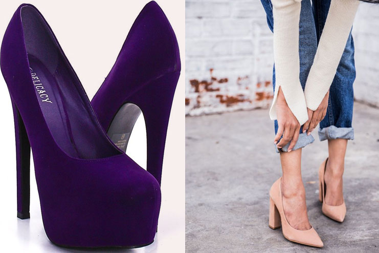 Single colored Pumps