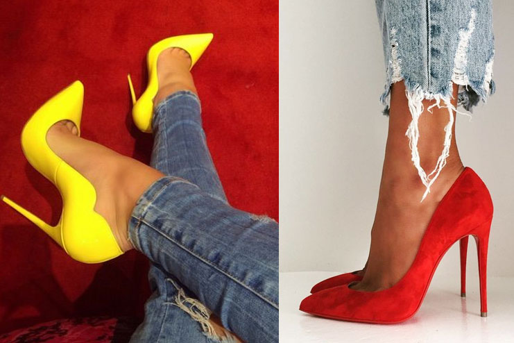 Single colored Pumps