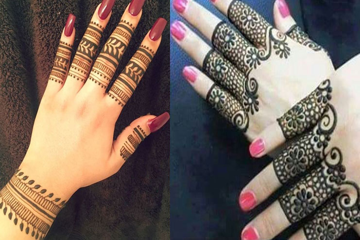 Mehndi On Fingers