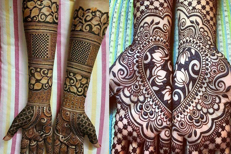 Lotus Motif Mehndi