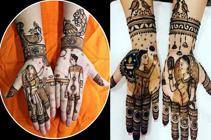 Karva Chauth Picture Mehndi