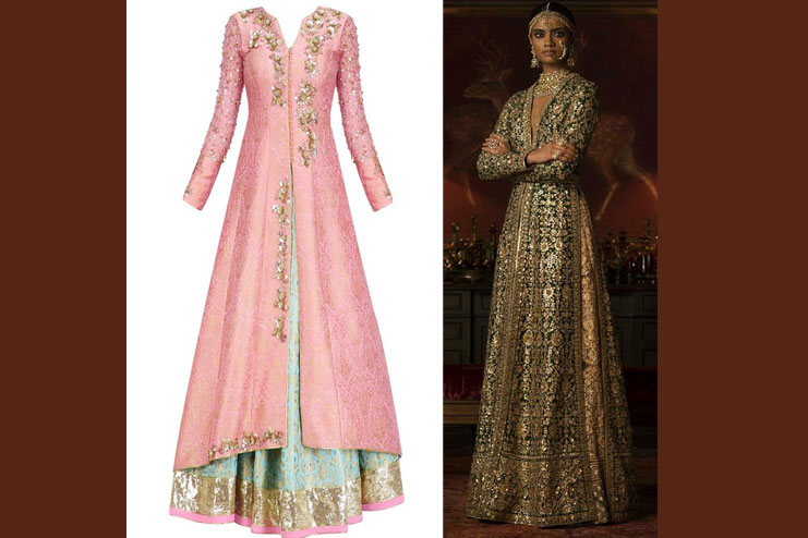 A Jacket Sharara-Muslim wedding Dress Ideas