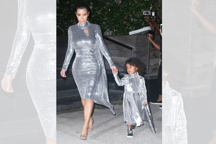 fashionable Kim Kardashian teaming up