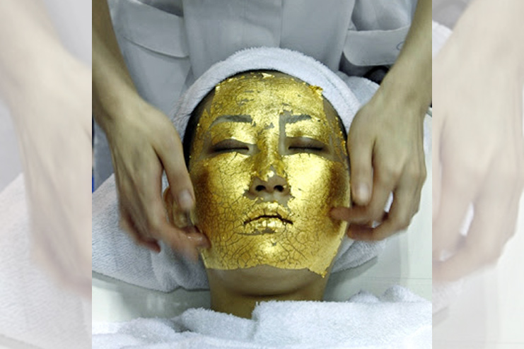 gold facial kit at home