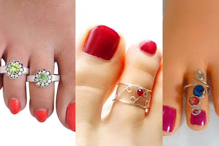 9 Pretty Toe ring ideas