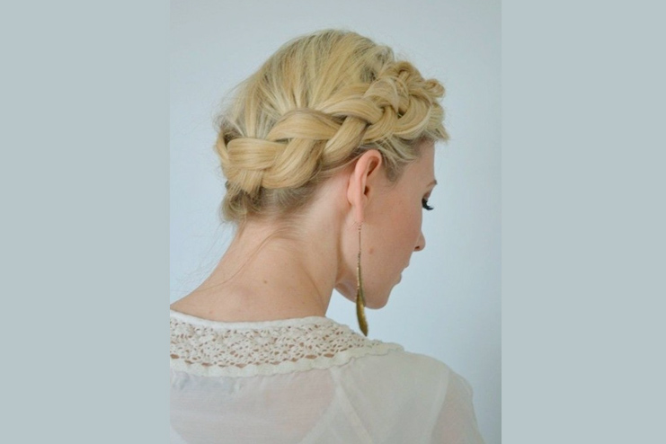 Braid updo