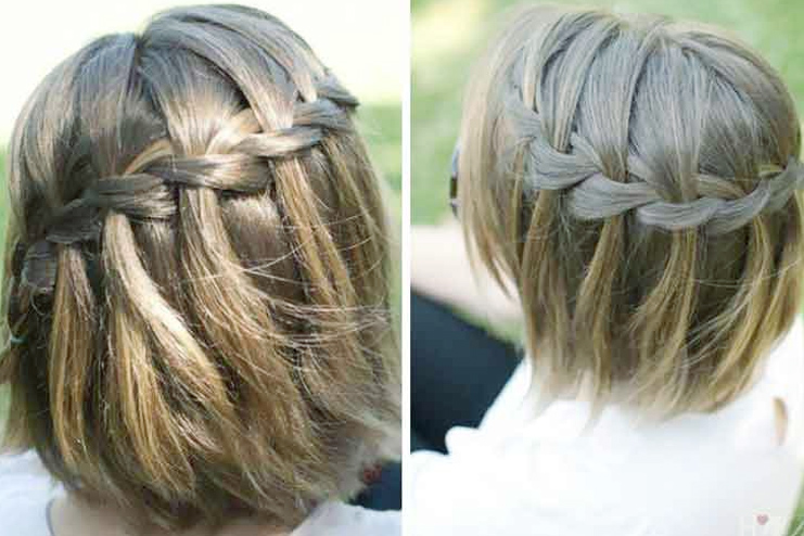 Waterfall Braid Hairstyle