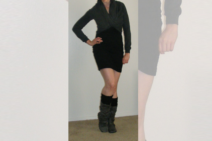 Black Legwarmers for complete black outfit