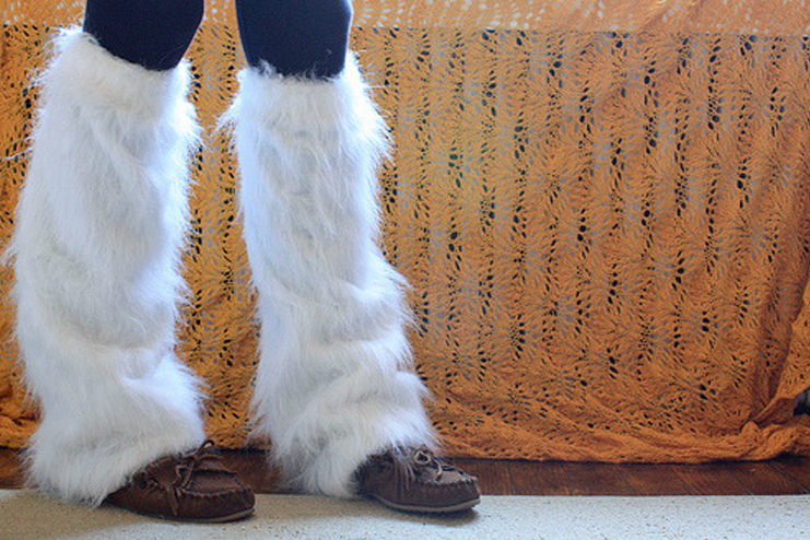 Furry Leg Warmers