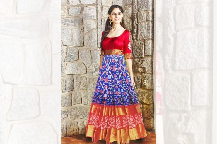 Ikat-Lehenga