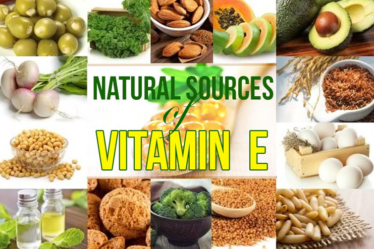 Food sources of vitamin E