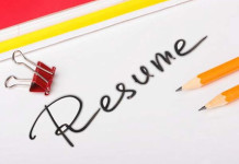 Resume writing