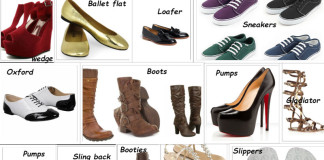 Footwear types