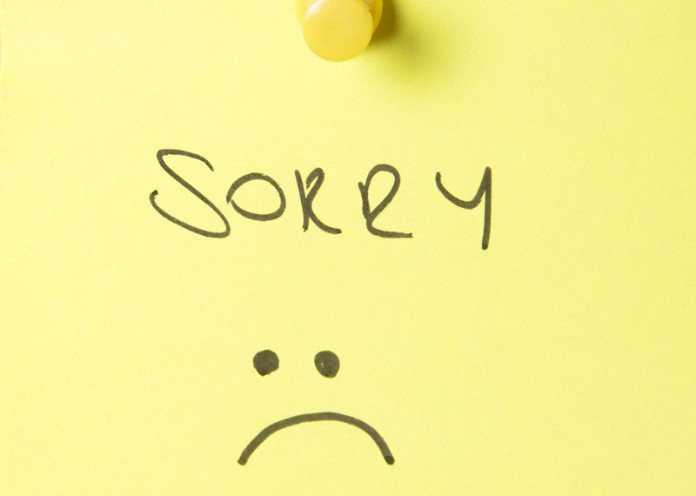 A blunt person apologizes