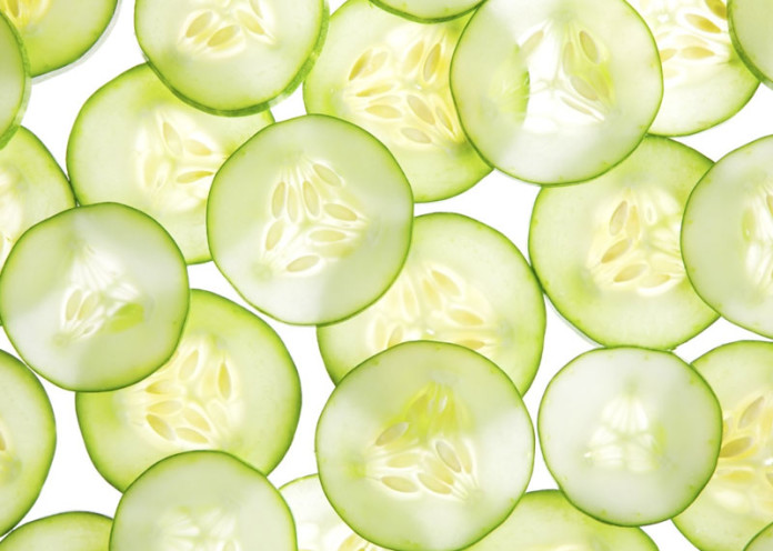 Tips with cucumber