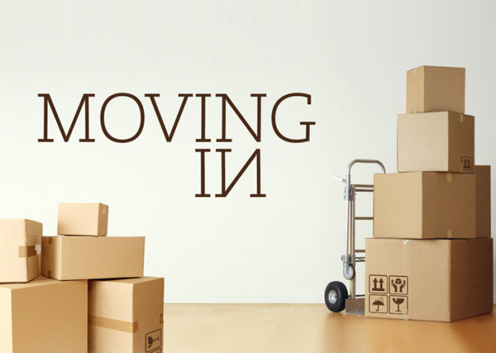 moving in