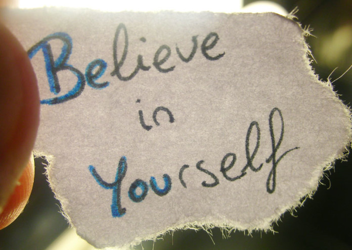 Believe yourself and him