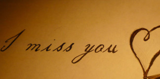 I miss you