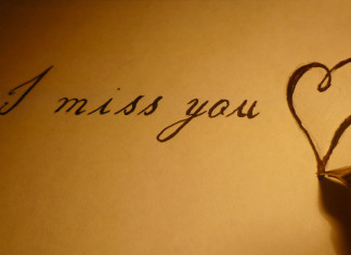 I miss you