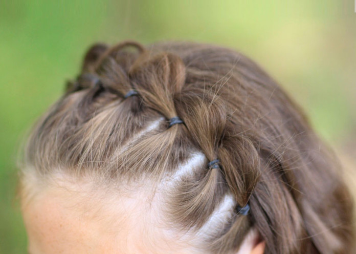 Half braided summer haircuts