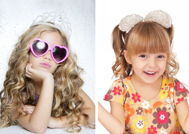 Pigtails are the classic go-to hairstyle for young kids
