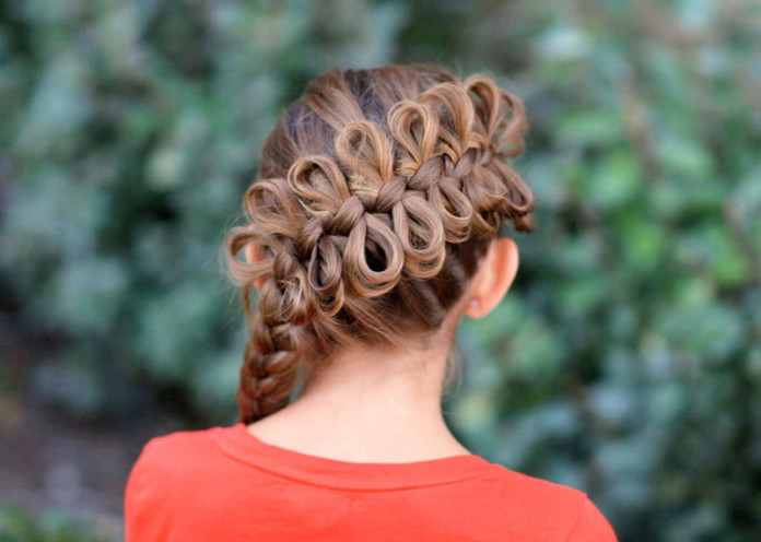 Braided hairstyle for kids