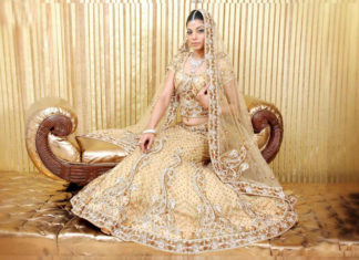 Bollywood style wedding lehengas