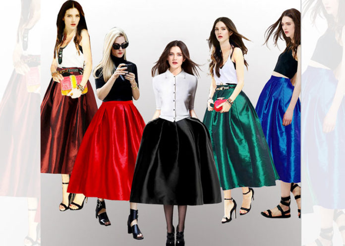 A line skirts